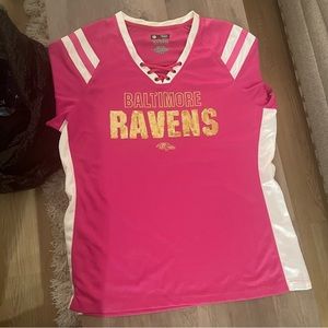Pink ravens sequin jersey XL